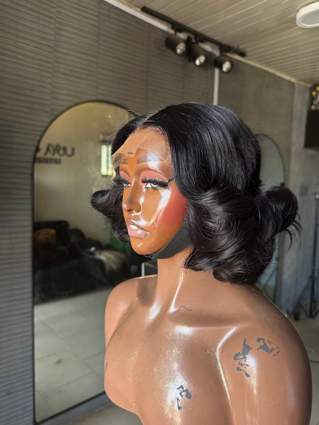 Curly bob